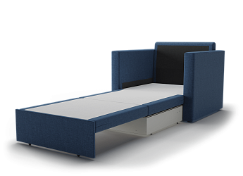 Кресло-кровать Альфа Шифт темно-синий